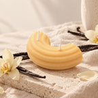 Macaroni-Shaped Candle – Vanilla-Scented Soy Wax with Double Wicks