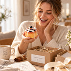 Realistic Cinnamon Roll Dessert Candle – Cinnamon & Clove Soy Candle
