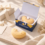Macaroni-Shaped Candle – Vanilla-Scented Soy Wax with Double Wicks