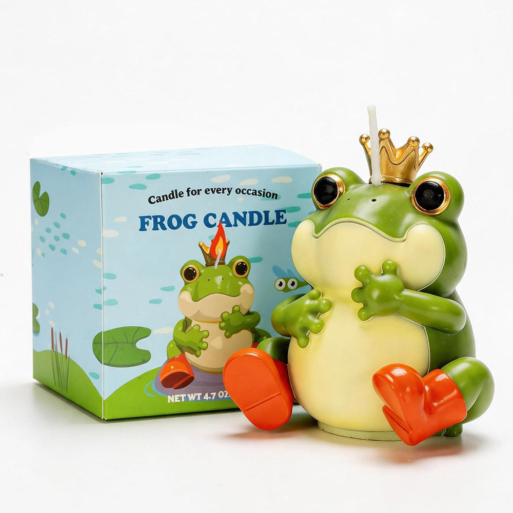 4.7 oz Forest Meadow Scented Frog Candle - Natural Soy Wax