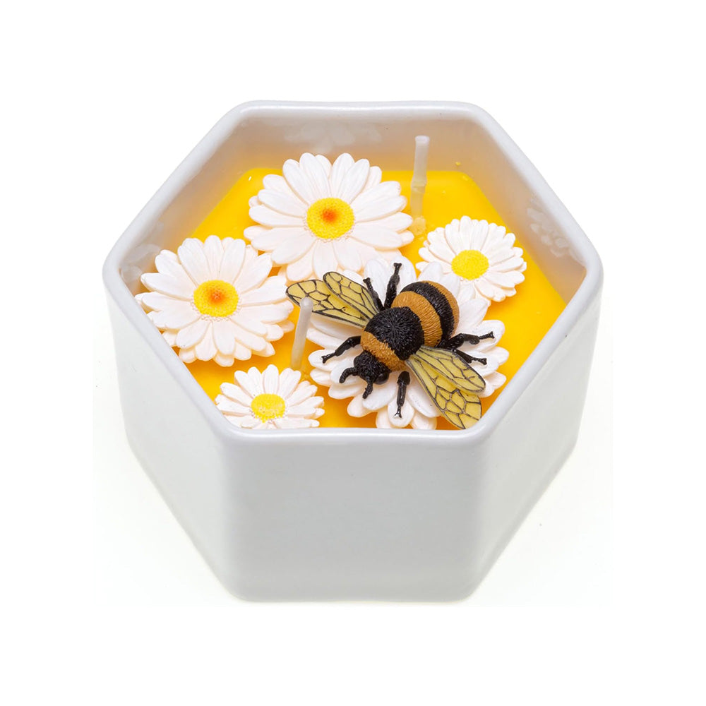 5.6 oz Honey Scented Candle - Natural Beeswax Candle