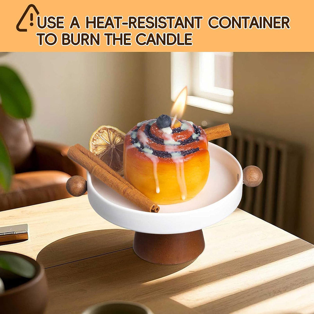 7.3 oz Cinnamon Roll Scented Candle - 50+ Hours of Burning