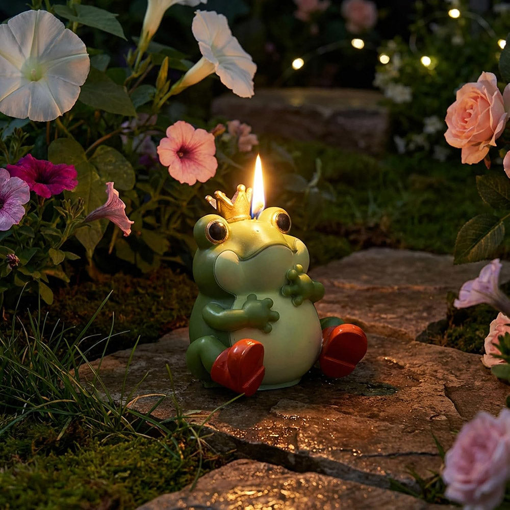 4.7 oz Forest Meadow Scented Frog Candle - Natural Soy Wax