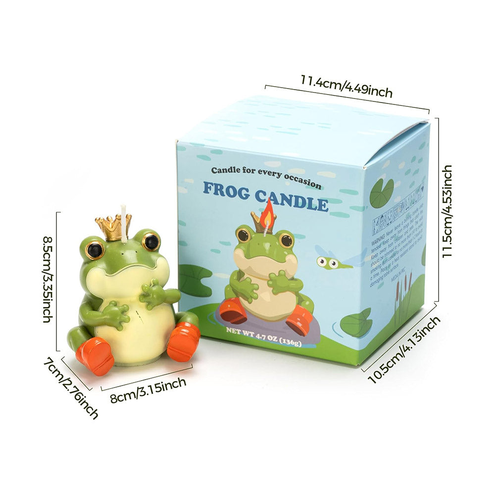 4.7 oz Forest Meadow Scented Frog Candle - Natural Soy Wax